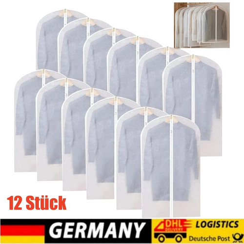 12x kleidersäcke transparent - kleidersäcke,